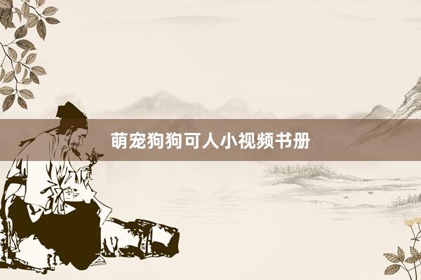 萌宠狗狗可人小视频书册